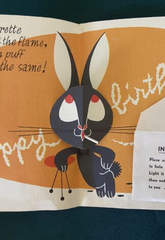 Dick Martin Oz Cigarette Birthday Greeting card