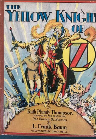 Yellow Knight of Oz Book 12 Color Plates Ruth Plumly Thompson